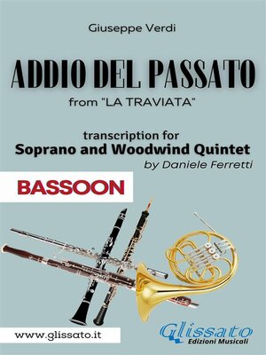 cover image of (Bassoon) Addio del passato--Soprano & Woodwind Quintet
